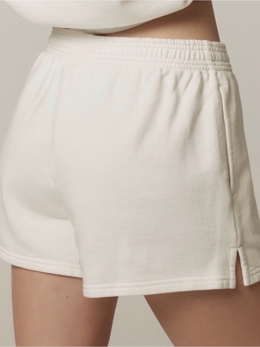 SOLD / Beach Riot Malik Pull-On Shorts in Ivory Red Cherry Bow, NWT, Large. $98 - Picture 3 of 16